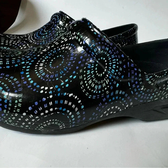 Anywear Womens Patent Leather Clogs Style SR ANGEL, US Size 9, Color PRSP👟 - Picture 4 of 7